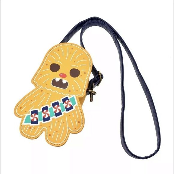 NWT Chewbacca Holiday Loungefly Crossbody Bag – Star Wars - Picture 1 of 5